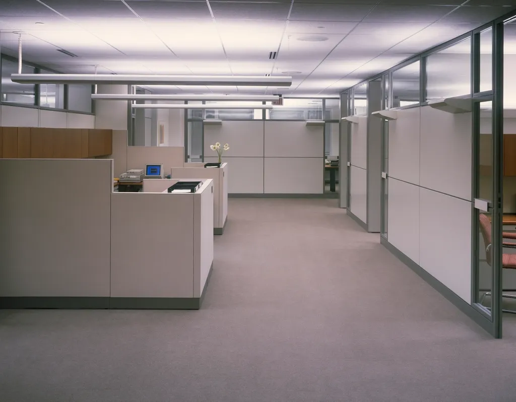 Partitioned office workstations